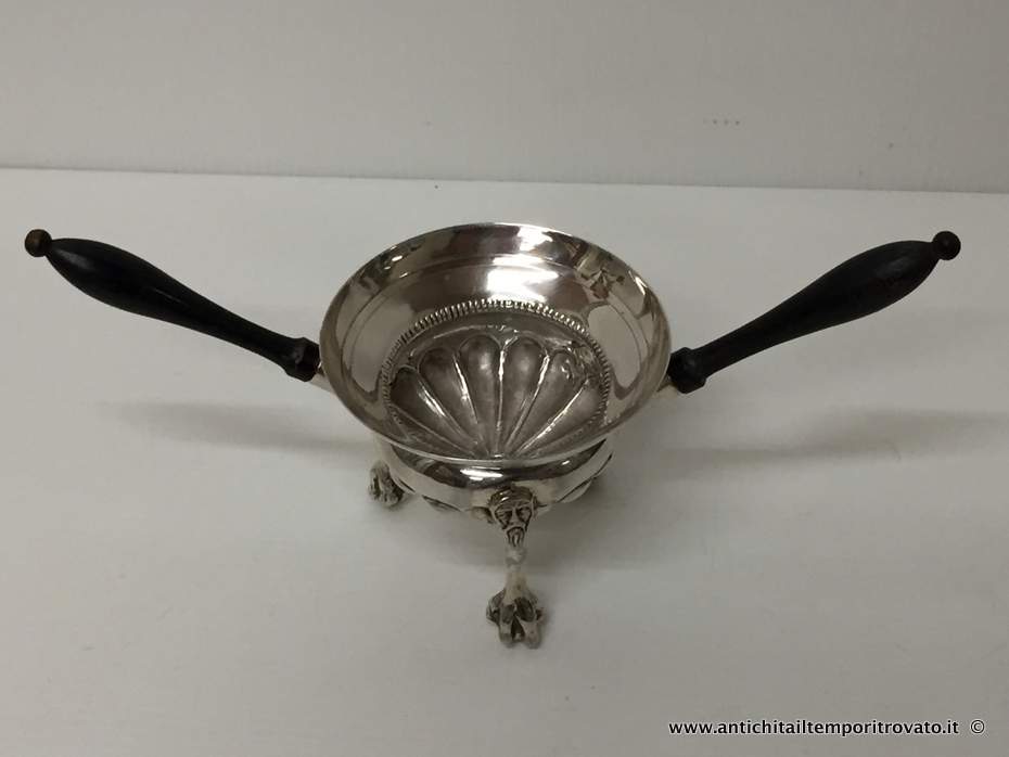 Argenti antichi - Oggetti vari in argento  - Antico braciere da fumo - Immagine n°8  