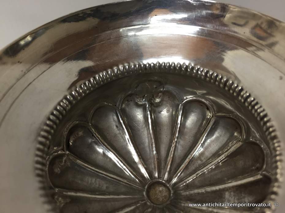 Argenti antichi - Oggetti vari in argento  - Antico braciere da fumo - Immagine n°9  