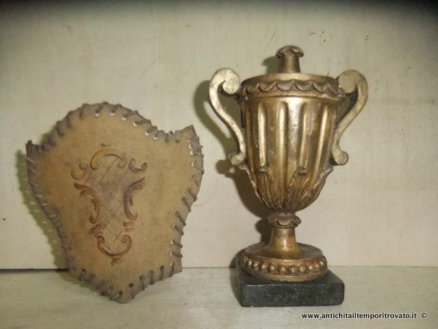 Piccolo portacero a coppa - Portacero d`epoca