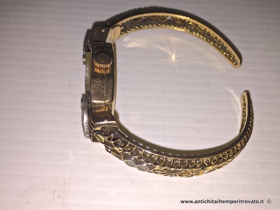 Oggettistica d`epoca - Orologi e portaorologi - Antico orologio gioiello Antico orologio gioiello in oro - Immagine n°6  