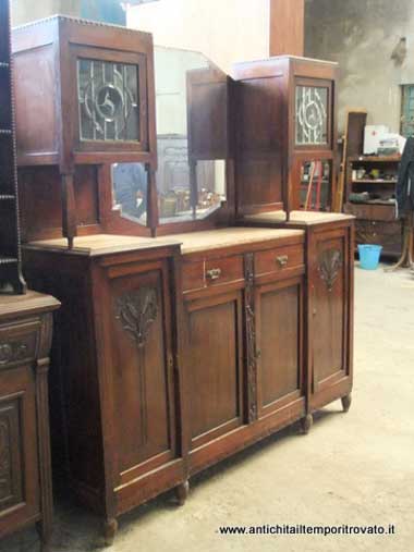 Credenza a doppio corpo - Credenza primi 900