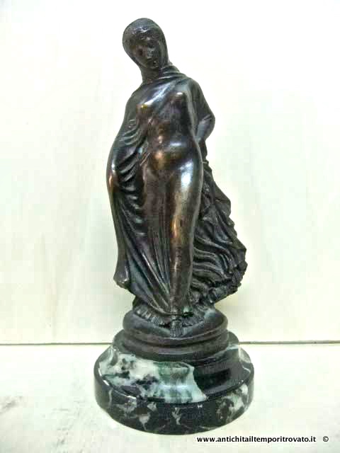 Antica scultura in bronzo - Statua antica in bronzo