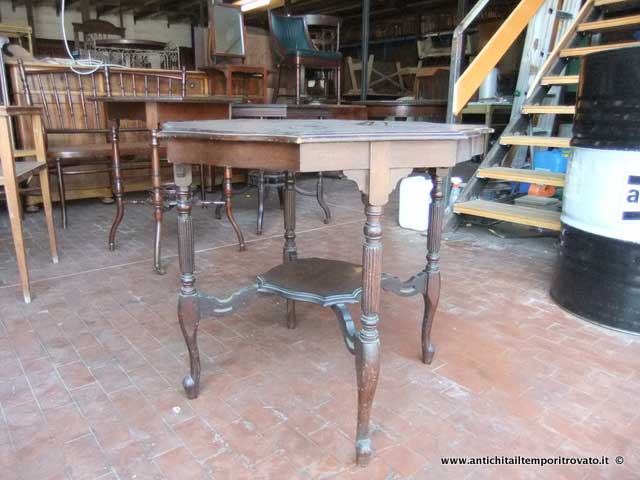 Mobili antichi - Tavoli e tavolini
Antico tavolino piano mosso - Tavolino inglese in mogano
Immagine n° 