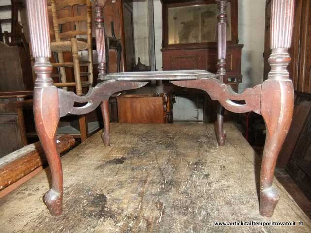 Mobili antichi - Tavoli e tavolini - Antico tavolino piano mosso Tavolino inglese in mogano - Immagine n°5  