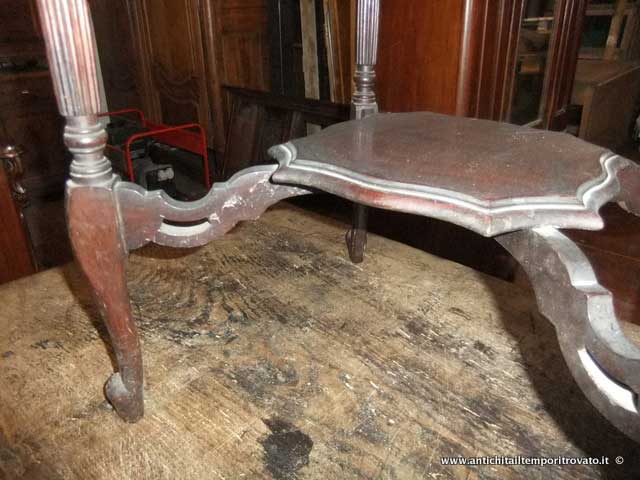Mobili antichi - Tavoli e tavolini - Antico tavolino piano mosso Tavolino inglese in mogano - Immagine n°6  