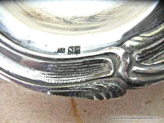 Sheffield d`epoca - Sheffield e Silver plate - Antico vassoio con manici Vassoio d`epoca in silver plated - Immagine n°3  