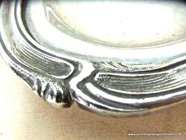 Sheffield d'epoca - Sheffield e Silver plate - Antico vassoio con manici Vassoio d`epoca in silver plated - Immagine n°6  