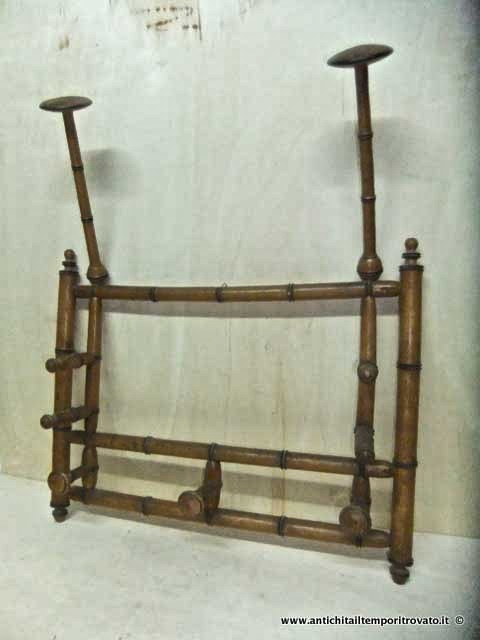 Antica cappelliera da parete Gio ponti - Antica cappelliera tornita Gio Ponti