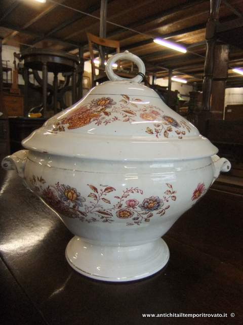 Antica zuppiera francese - Grande zuppiera dell`800