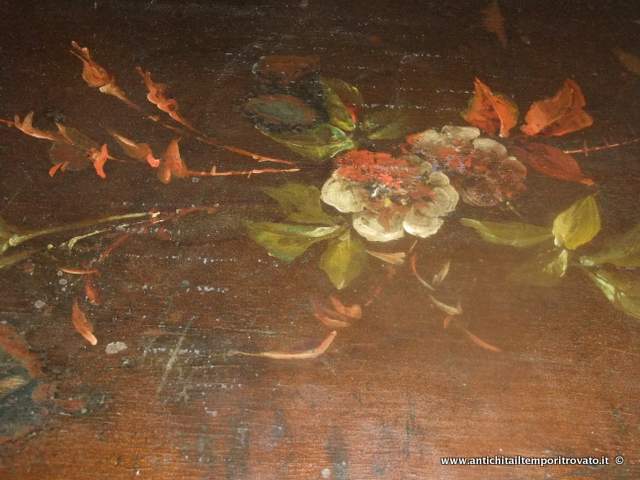 Mobili antichi - Tavoli e tavolini - Antico tavolino dipinto Tavolino d`epoca dipinto - Immagine n°7  
