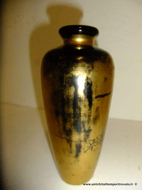 Oggettistica d`epoca - Vasi - Antico vaso cinese Vaso cinese d`epoca dipinto a mano - Immagine n°6  