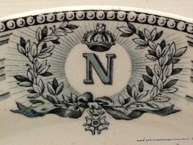 Oggettistica d`epoca - Piatti - Antico piatto Napoleone Piatto Napoleonico - Immagine n°5  