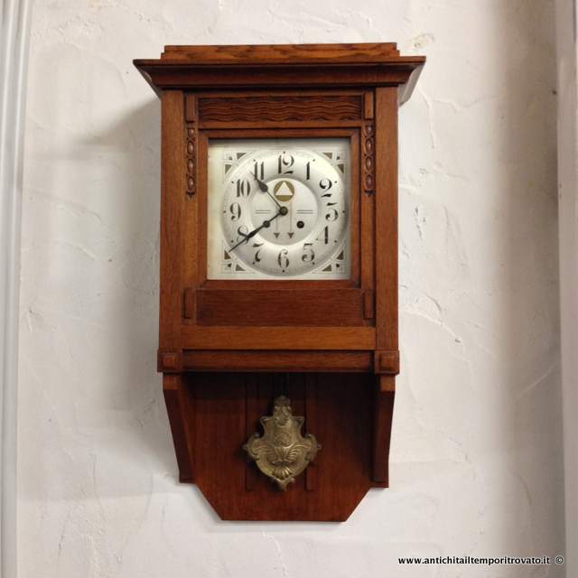 Antico pendolo dèco 8 giorni - Antico orologio a pendolo francese