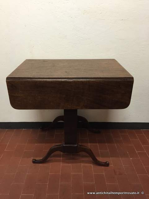 Mobili antichi - Tavoli a bandelle  - Antico tavolino a bandelle da salotto Tavolino a bandelle Vittoriano - Immagine n°4  