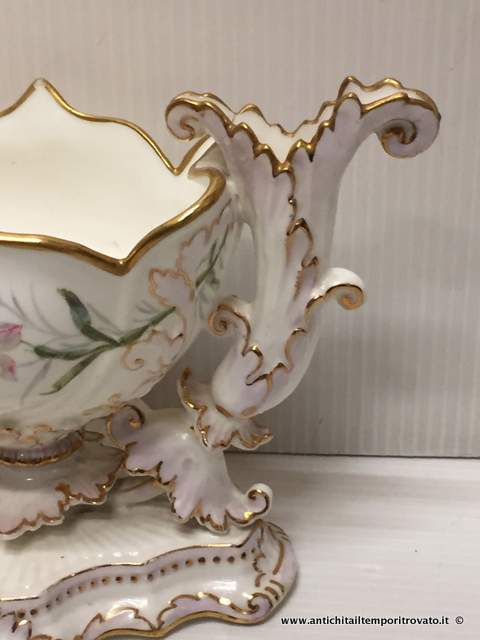 Oggettistica d`epoca - Vasi - Vaso inglese in porcellana Antico vaso in porcellana - Immagine n°6  