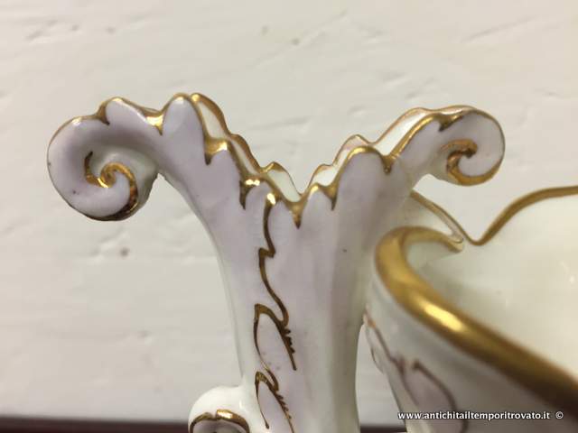 Oggettistica d`epoca - Vasi - Vaso inglese in porcellana Antico vaso in porcellana - Immagine n°9  