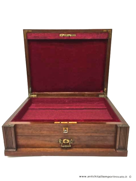 Oggettistica d`epoca - Scatole varie - Antica scatola in mogano Antica scatola Edoardiana - Immagine n°3  