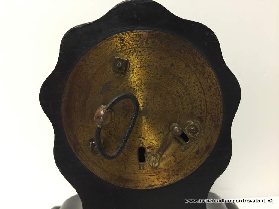 Oggettistica d`epoca - Orologi e portaorologi - Antico orologio da tavolo Napoleone III Antica sveglia da tavolo francese - Immagine n°9  