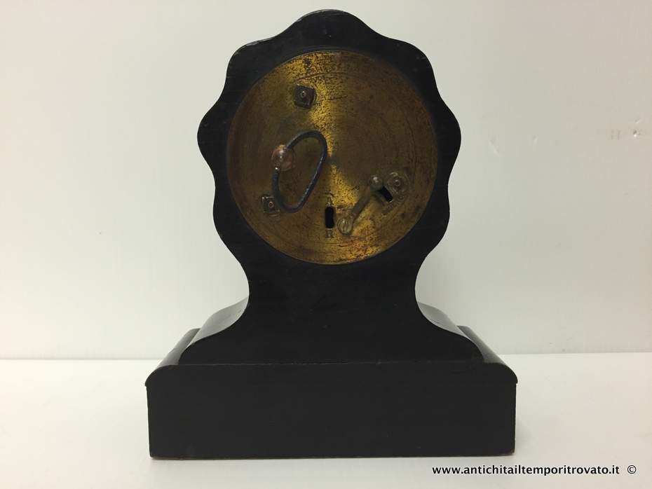 Oggettistica d`epoca - Orologi e portaorologi - Antico orologio da tavolo Napoleone III Antica sveglia da tavolo francese - Immagine n°10  
