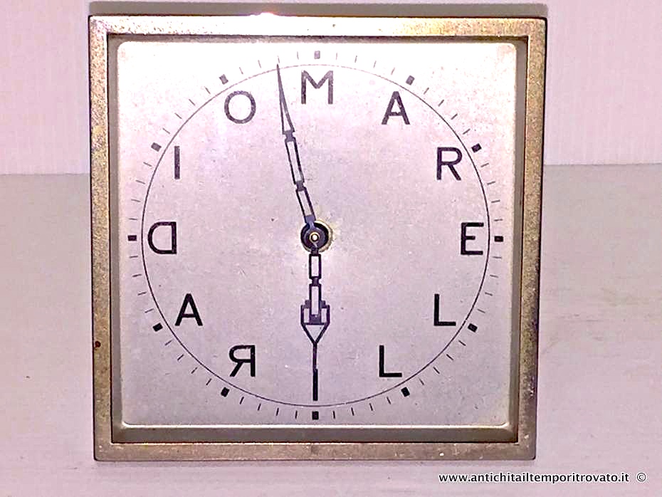 Oggettistica d`epoca - Orologi e portaorologi - Orologio pubblicitario Radiomarelli Antico orologio deco Radiomarelli - Immagine n°2  