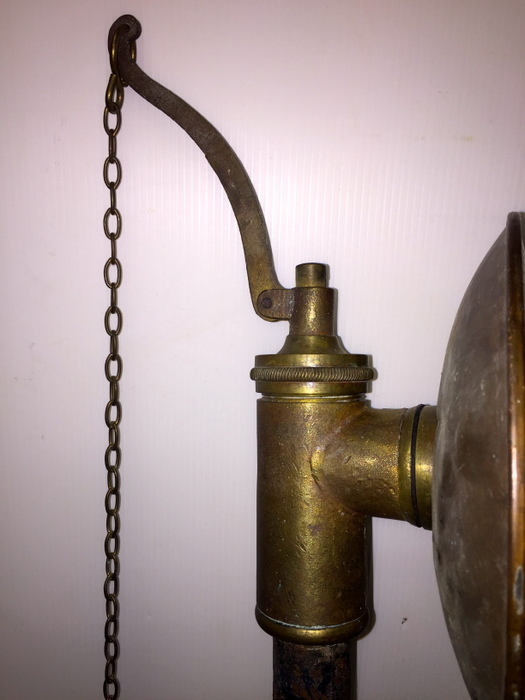 Oggettistica d`epoca - Bronzo ottone ferro - Antico braccio doccia inglese da giardino dell'800 - Immagine n°4  