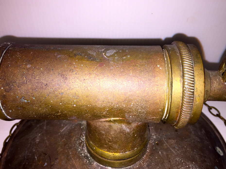 Oggettistica d`epoca - Bronzo ottone ferro - Antico braccio doccia inglese da giardino dell'800 - Immagine n°8  