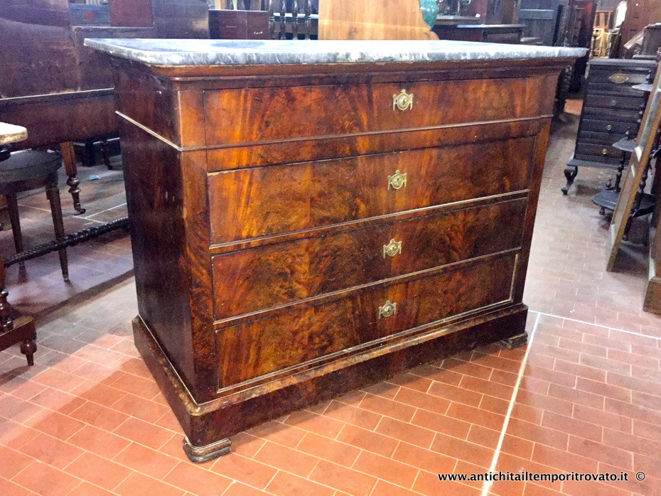Mobili antichi → Cassettoni → Cassettone francese con scrittoio

Elegante cassettone a ribalta con scrittoio, realizzato in Francia nella fine dell`800 in massello di mogano con frontale in piuma (foto n°4). Angoli smussati, piano in marmo, sorretto da 4 piedini …

... continua ...

