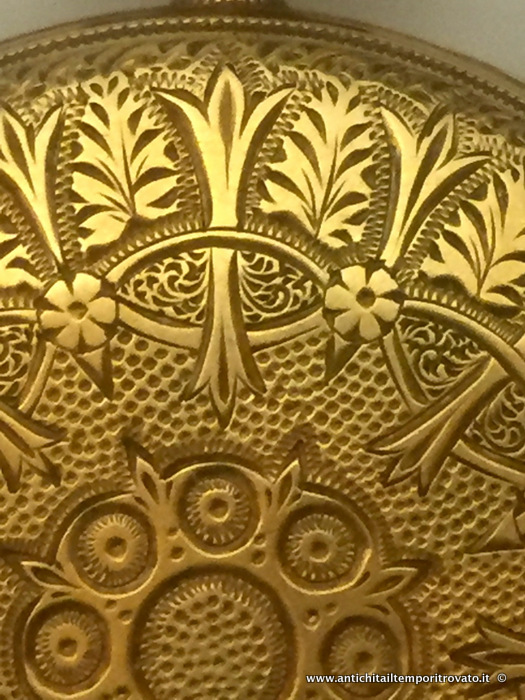 Oggettistica d`epoca - Orologi e portaorologi - Savonette in oro di Eugene Bornand Antico orologio da donna da tasca, oro 750 - Immagine n°10  