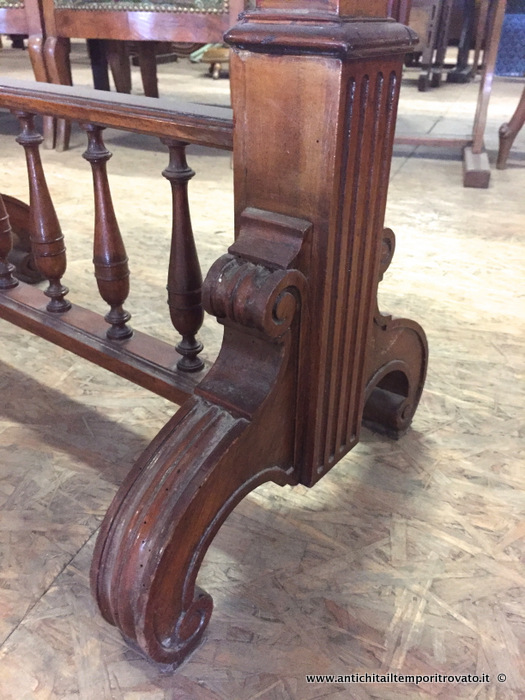 Mobili antichi - Tavoli e tavolini - Antico tavolo portavivande a due piani Antico tavolo Vittoriano con piano sollevabile - Immagine n°10  