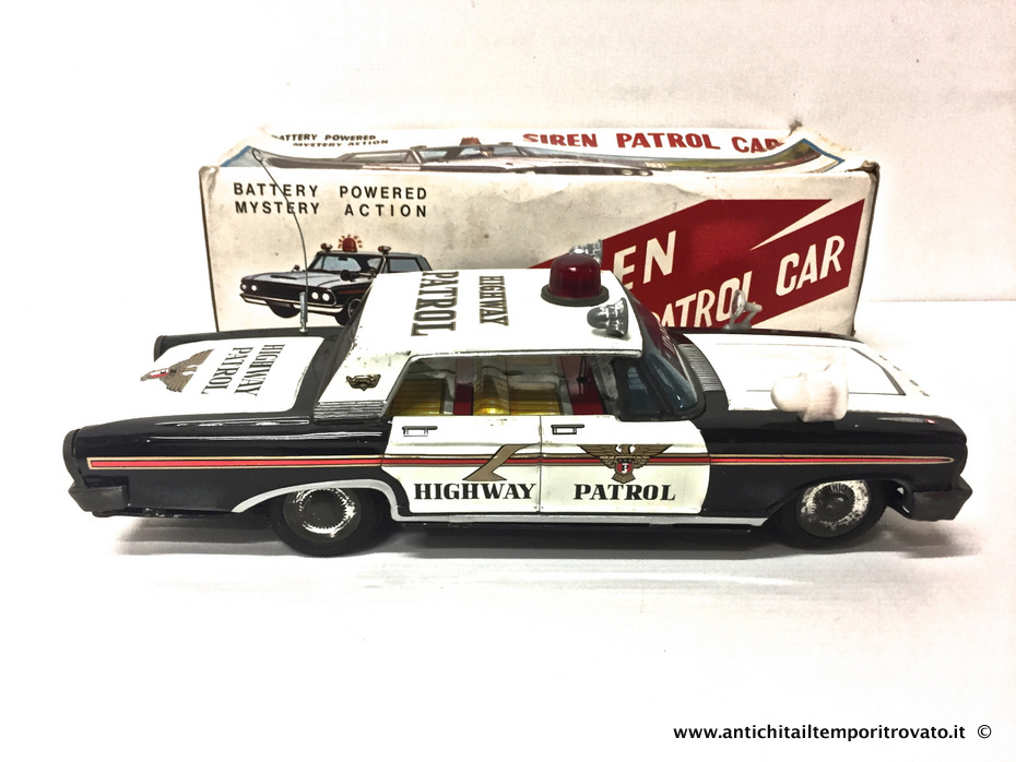 Antique Siren Patrol car - Macchina della polizia con sirena vintage