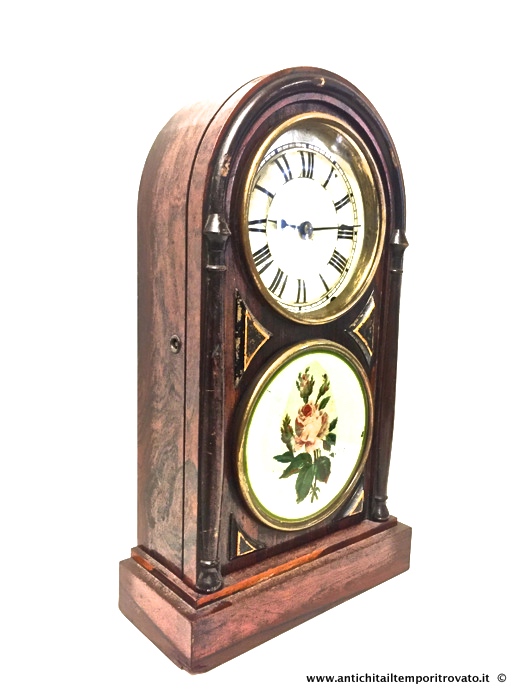Oggettistica d`epoca - Orologi e portaorologi - Antico orologio da tavolo americano Antico orologio da tavolo Seth Thomas - Immagine n°2  