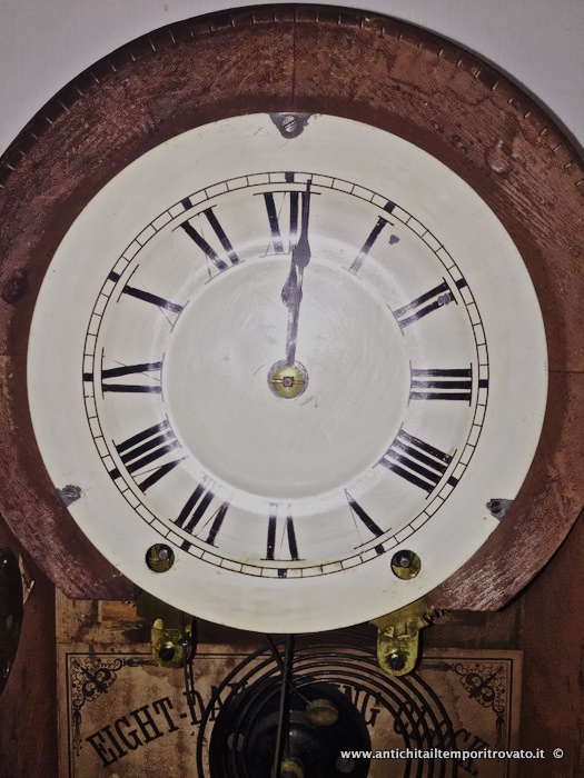 Oggettistica d`epoca - Orologi e portaorologi - Antico orologio da tavolo americano Antico orologio da tavolo Seth Thomas - Immagine n°5  