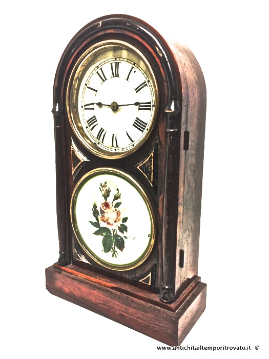 Oggettistica d`epoca - Orologi e portaorologi - Antico orologio da tavolo americano Antico orologio da tavolo Seth Thomas - Immagine n°7  