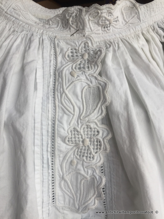 Sardegna antica - Tutto Sardegna - Antica camicia costume sardo Oristano - Immagine n°4  