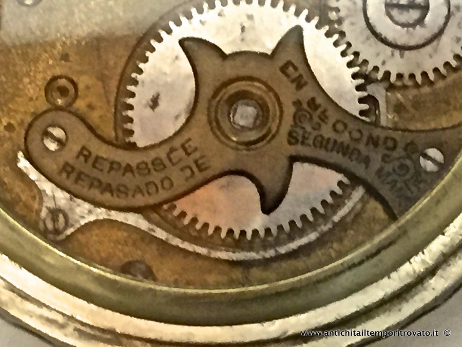 Oggettistica d`epoca - Orologi e portaorologi - Antico e raro orologio movimento Roskopf Orologio da tasca Roskopf - Immagine n°10  