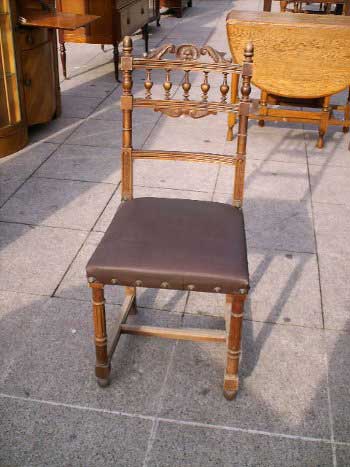 4 sedie con schienale tornito - Antiche sedie francesi