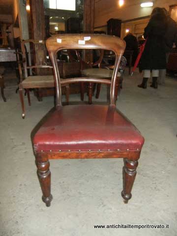 Antica sedia Vittoriana - Sedia Vittoriana dell`800