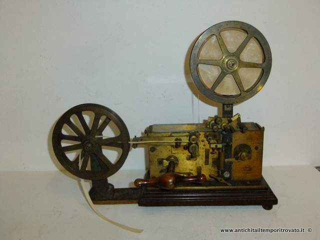 Oggettistica d`epoca - Strumenti scientifici - Antico telegrafo F. Rosati Antico telegrafo completo - Immagine n°8  