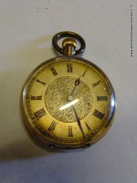 Oggettistica d`epoca - Orologi e portaorologi - Antico orologio da taschino Orologio da taschino in oro - Immagine n°3  