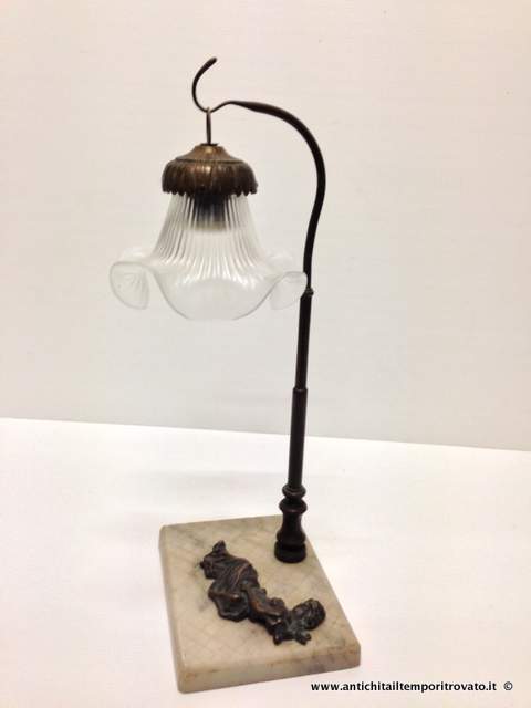 Antichita' il tempo ritrovato - Lampada da tavolo liberty