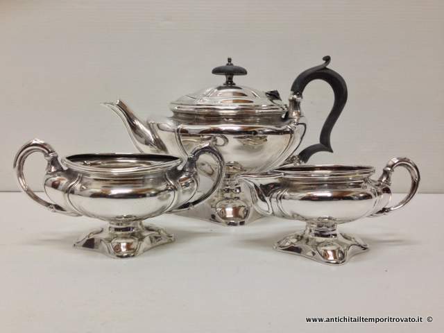 Antico set da te liberty - Tre pezzi inglesi liberty