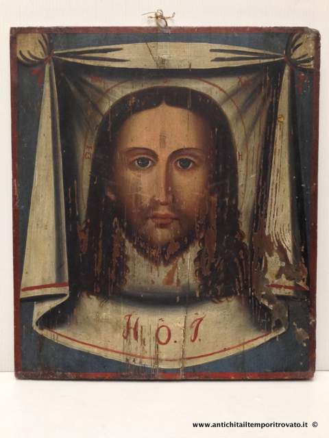 Oggettistica d`epoca → Arte sacra → Antica icona del 900 Antica icona dipinta a tempera su legno rappresentante Gesu
Deliziosa, nella sua semplicità, questa icona dipinta a tempera su legno realizzata nei primi anni del 900 rappresentante …
... continua ...
Immagine:immagini/catalogo/3000/3961.jpg