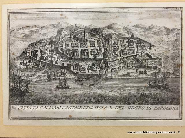 Sardegna antica → Tutto Sardegna → Incisione di Cagliari fine 600 Piccola incisione di Cagliari drl cartografo Francesco Bertelli
Deliziosa e rara incisione in bianco e nero realizzata nel 1690 da Francesco Bertelli: La città di Cagliari capitale dell`isola e del Regno di Sardegna. Raffigura Cagliari vista dall'alto: vediamo …
... continua ...
Immagine:immagini/catalogo/4000/4448.jpg