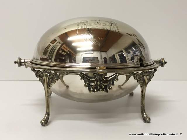 Antico piatto girevole Vittoriano - Antico revolving dish regalato nel 1907