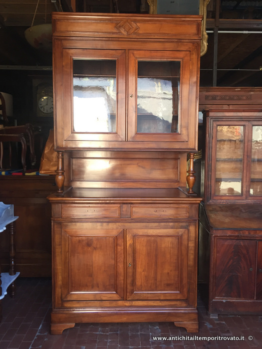 Antichita' il tempo ritrovato - Antica credenza in massello di ciliegio