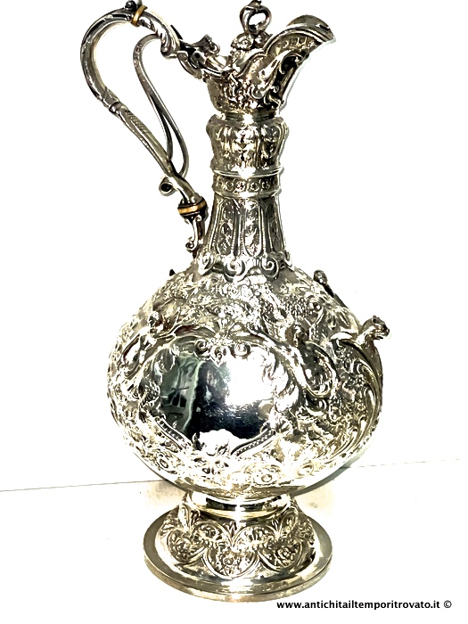 Antico versatoio Goldsmiths in argento 925 - Brocca in argento Goldsmiths Londra 1902