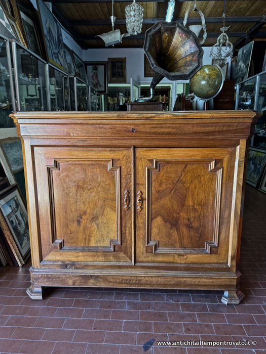 Antica credenza francese fine 800 in massello di noce - Servant francese fine 800 in massello di noce